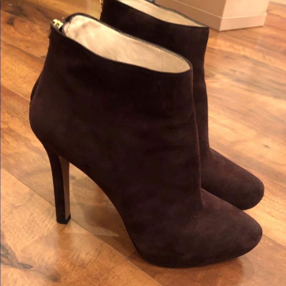 Prada suede booties
